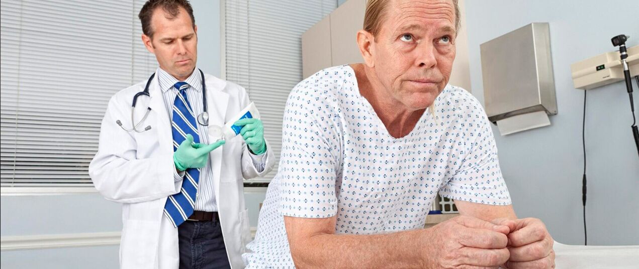 Therapy with prostatitis on the admission of the doctor